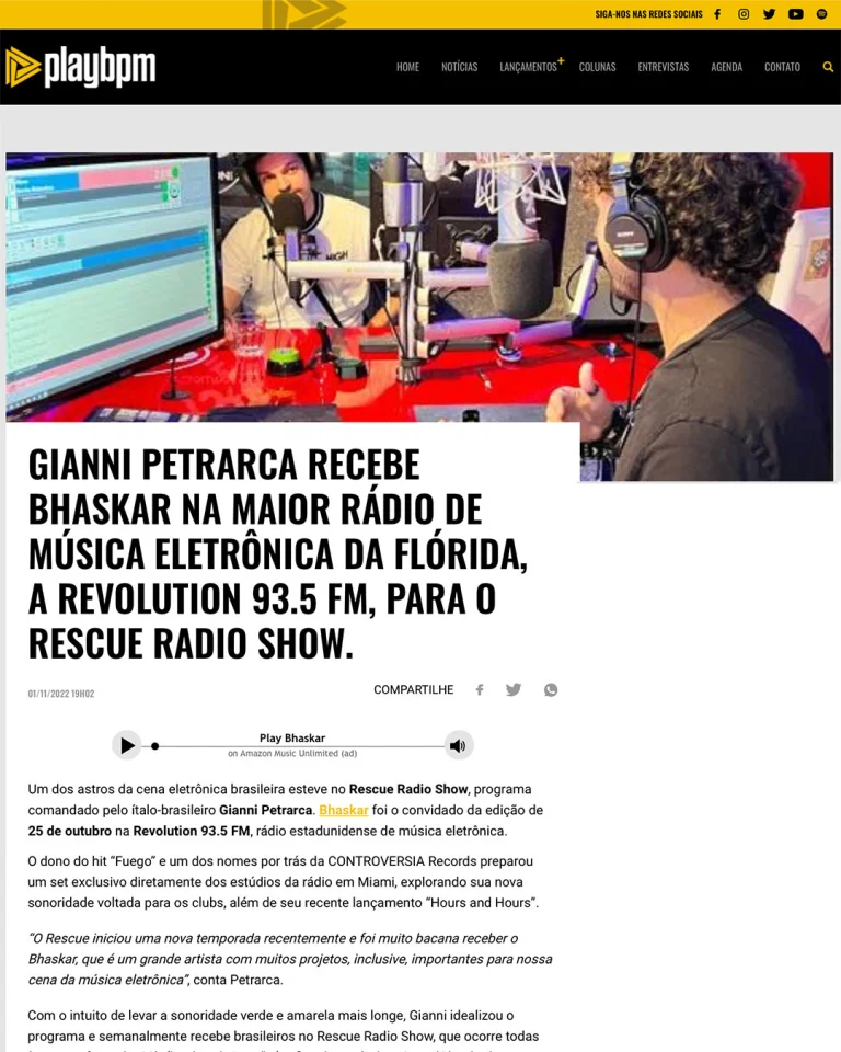 Gianni Petrarca - Rescue Radio Show