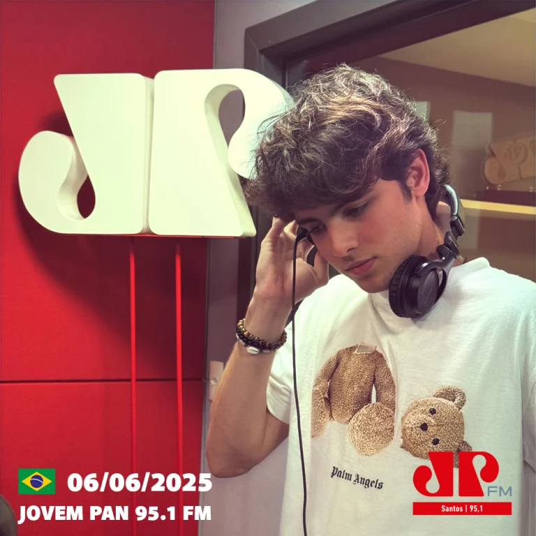 JayP at Jovem Pan 95.1 FM, 06/06/2025